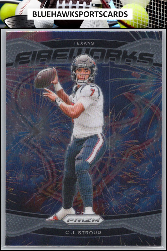 2024 Panini Prizm #3 C.J. Stroud Fireworks
