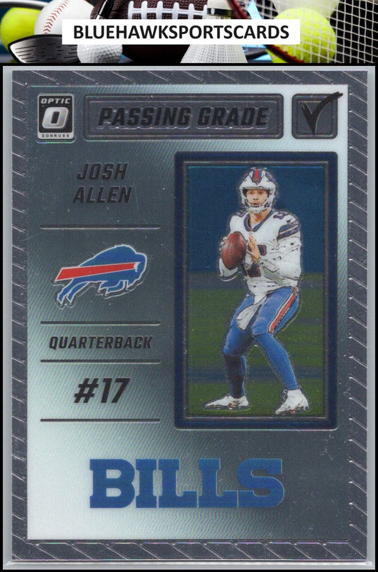 2023 Donruss Optic #PG-JA Josh Allen Passing Grade