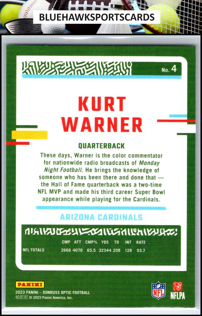 2023 Donruss Optic #4 Kurt Warner