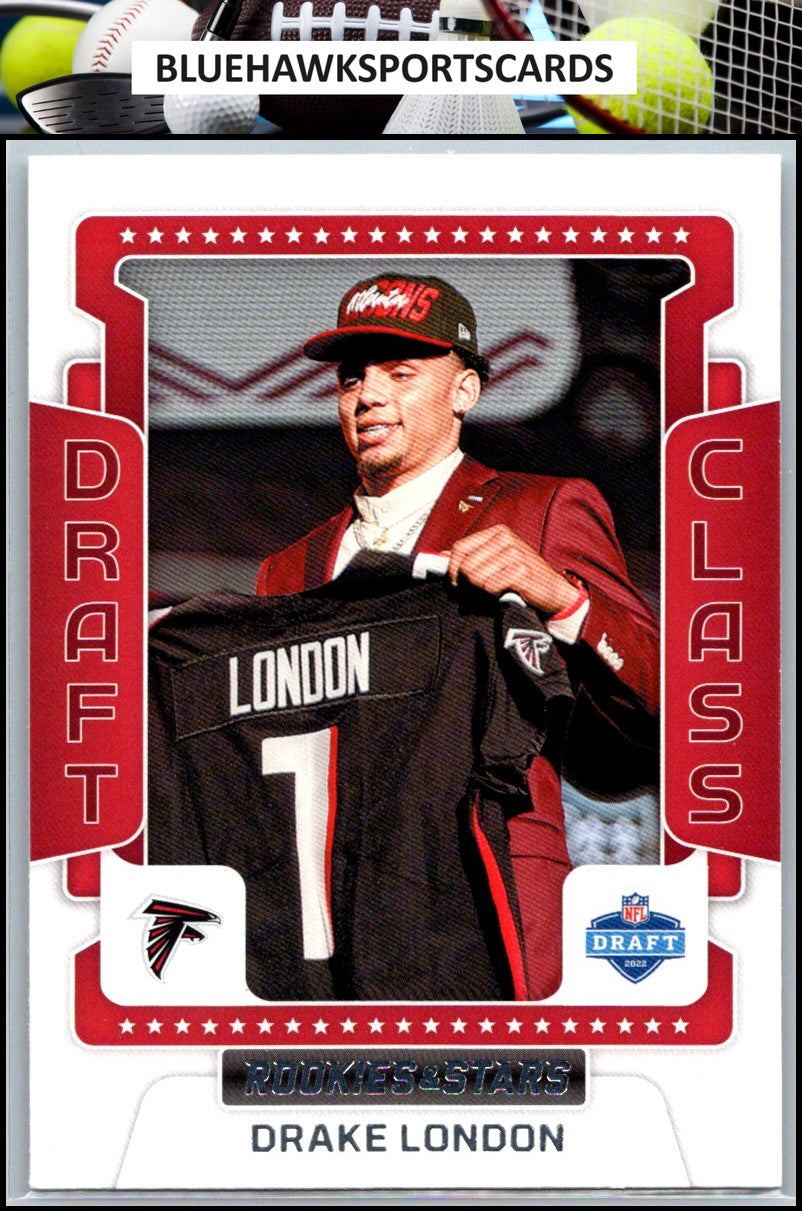 2022 Panini Rookies & Stars #DC-5 Drake London Draft Class