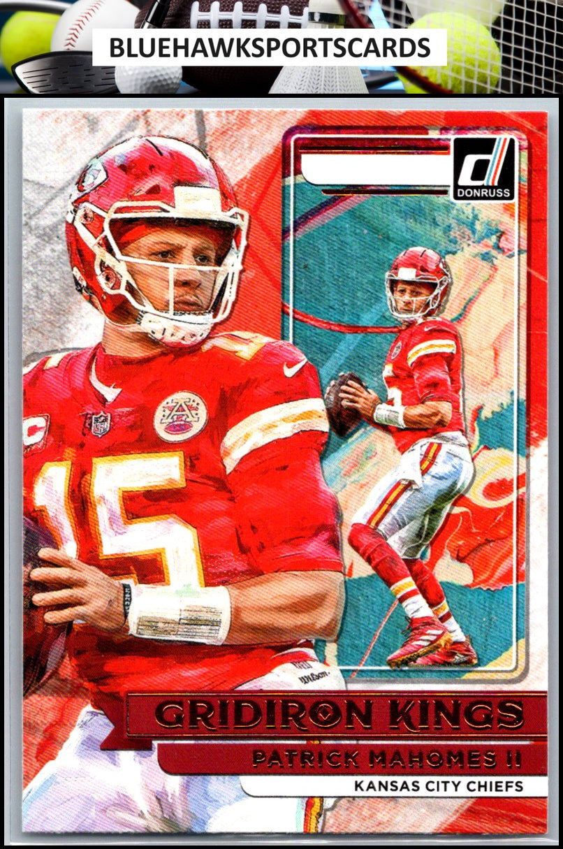 2022 Donruss #GK12 Patrick Mahomes II Gridiron Kings