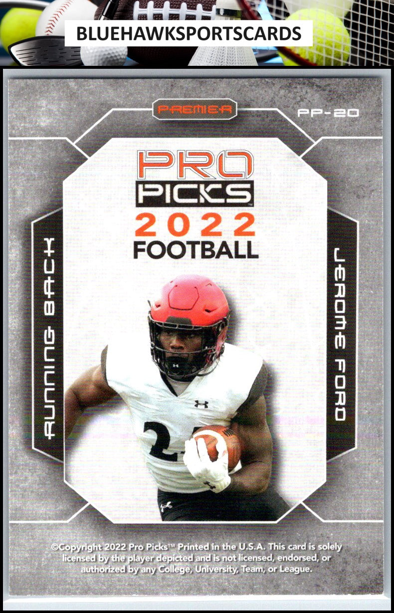 2022 Pro Picks Premier #PP-20 Jerome Ford