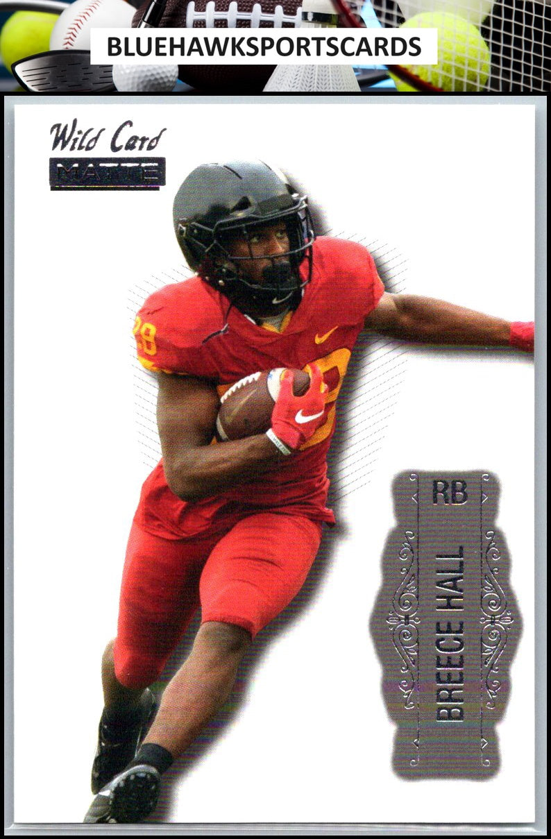 2021 Wild Card Matte White #LBC-10 Breece Hall Limited Base Set