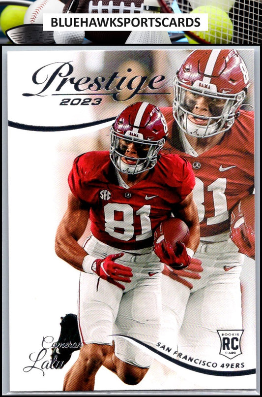 2023 Panini Prestige #317 Cameron Latu