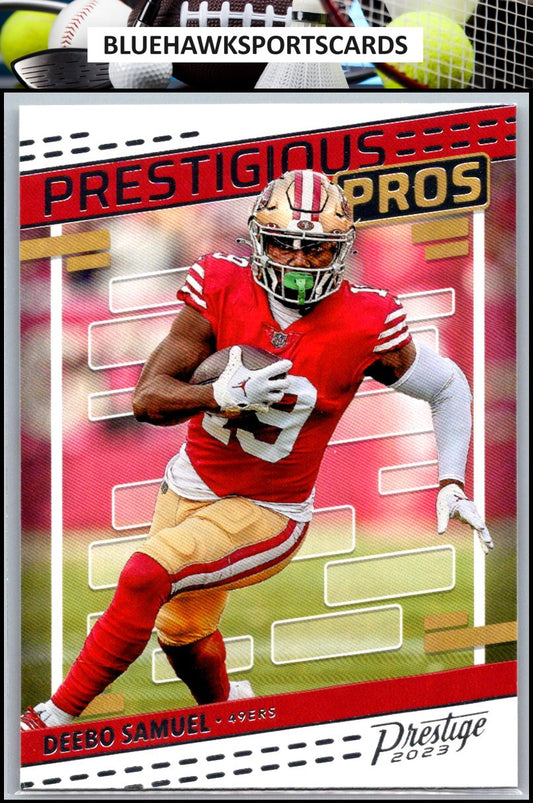 2023 Panini Prestige #PP-11 Deebo Samuel Prestigious Pros