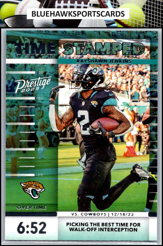 2023 Panini Prestige #TS-7 Rayshawn Jenkins Time Stamped