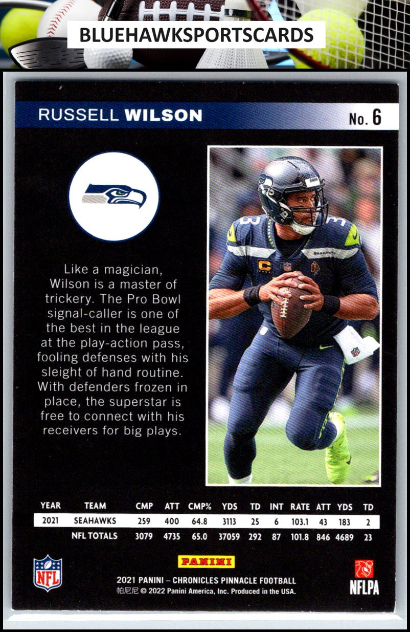 2021 Panini Chronicles #6 Russell Wilson Pinnacle