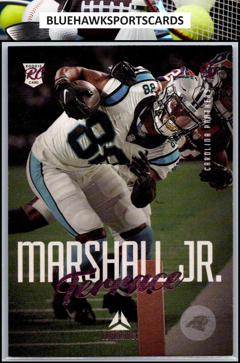 2021 Panini Chronicles #216 Terrace Marshall Jr. Luminance Update Rookies Pink