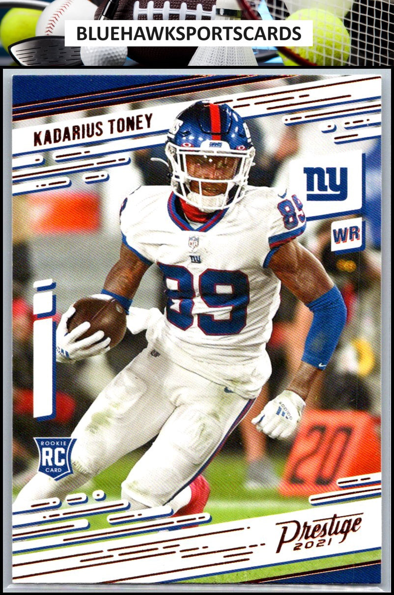 2021 Panini Chronicles #214 Kadarius Toney Prestige Rookies Update