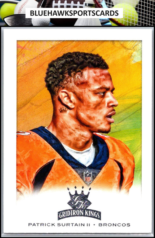 2021 Panini Chronicles #GK-37 Patrick Surtain II Gridiron Kings