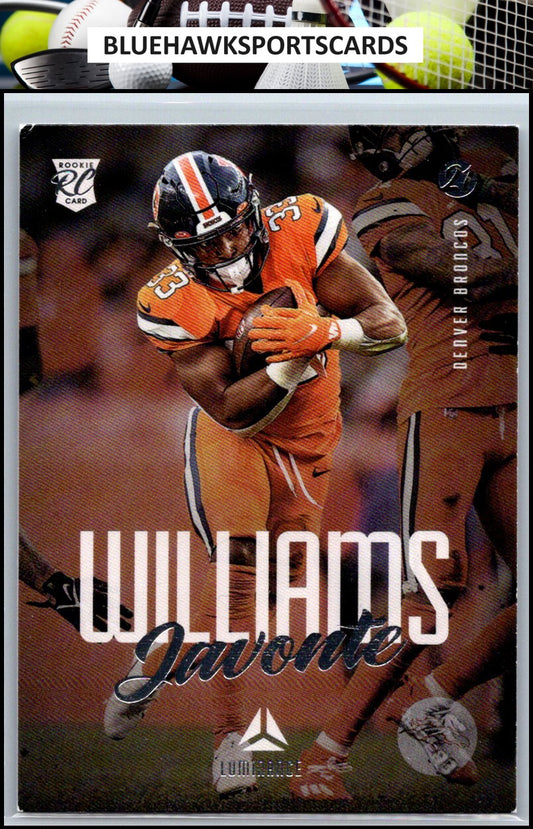 2021 Panini Chronicles #219 Javonte Williams Luminance Update Rookies