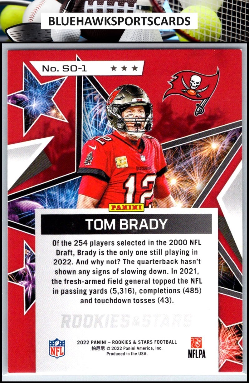 2022 Panini Rookies & Stars #SO-1 Tom Brady Standing Ovation