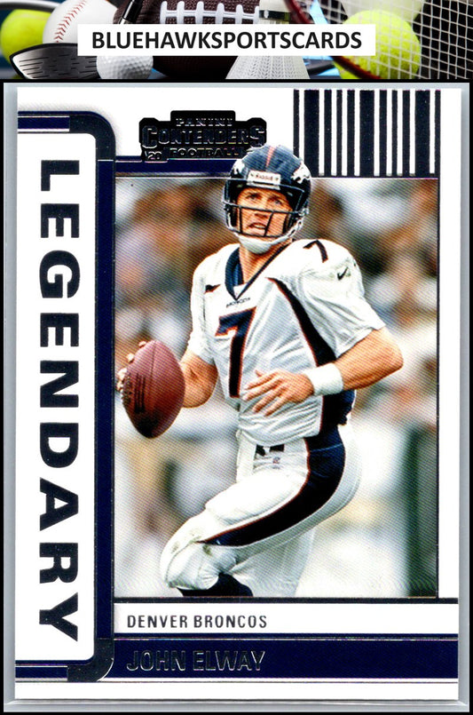 2022 Panini Contenders #LGD-JEL John Elway Legendary Contenders