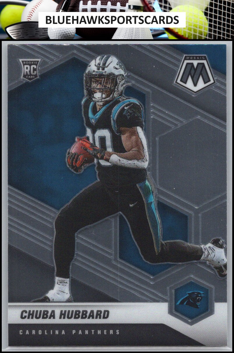 2021 Panini Mosaic #325 Chuba Hubbard