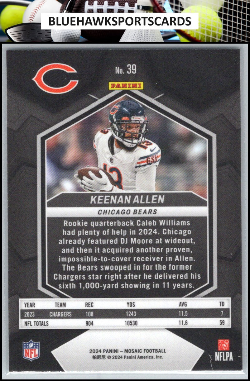 2024 Panini Mosaic #39 Keenan Allen