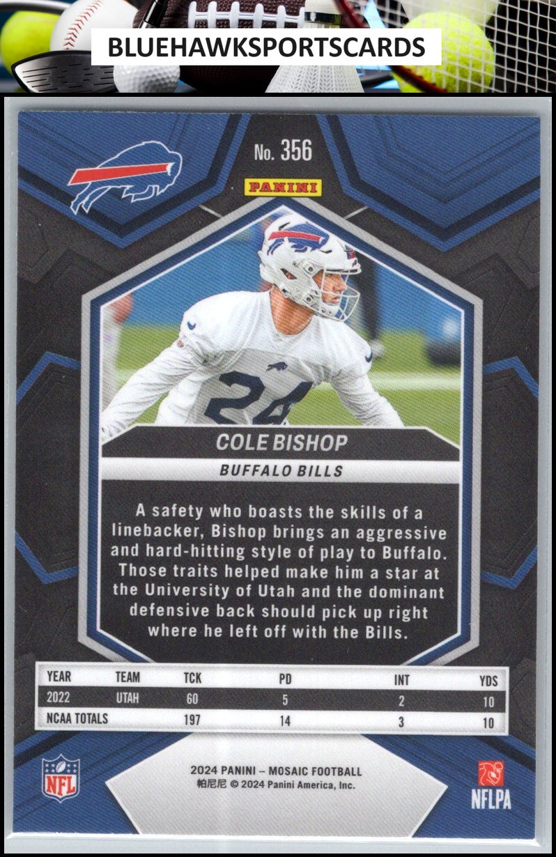 2024 Panini Mosaic #356 Cole Bishop