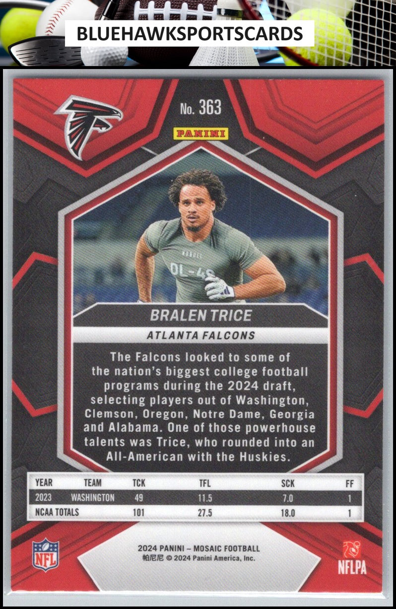 2024 Panini Mosaic #363 Bralen Trice