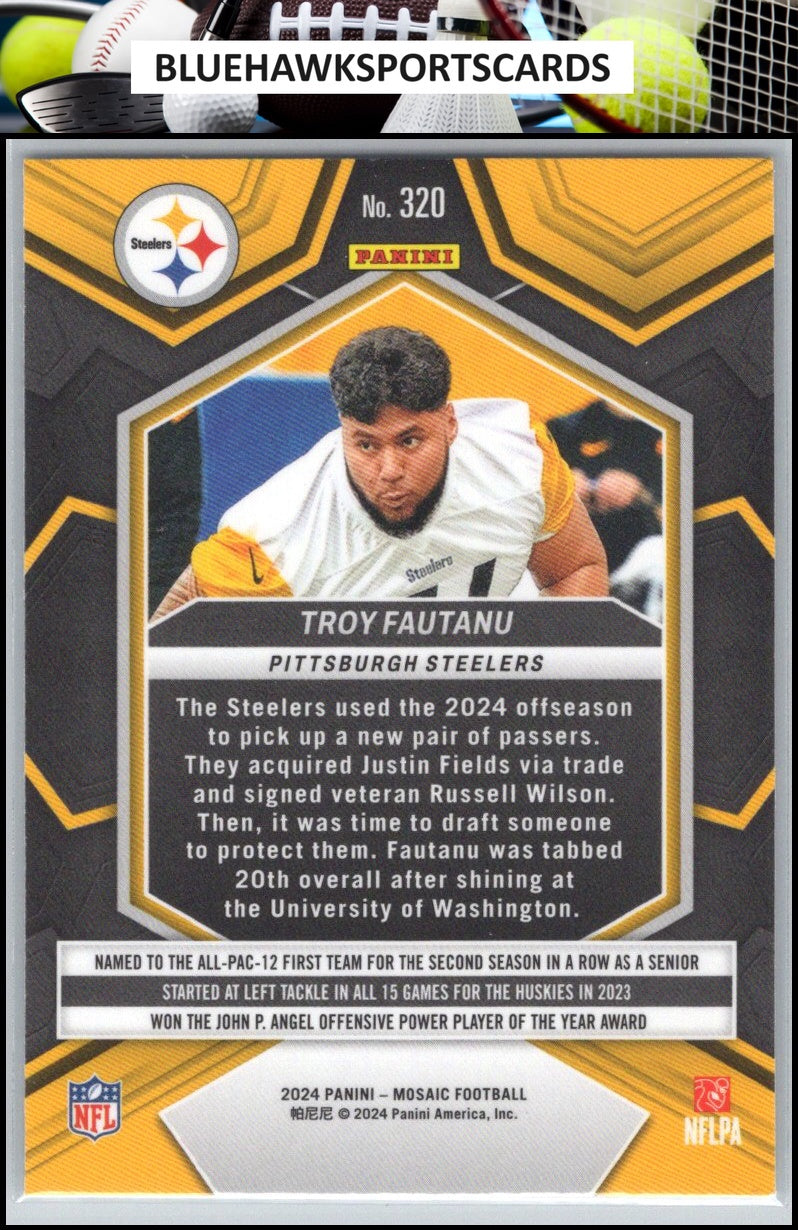 2024 Panini Mosaic #320 Troy Fautanu
