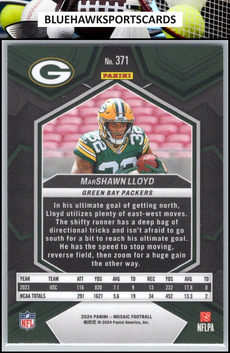 2024 Panini Mosaic #371 MarShawn Lloyd