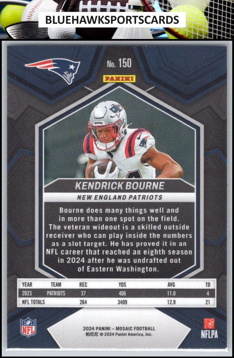 2024 Panini Mosaic #150 Kendrick Bourne