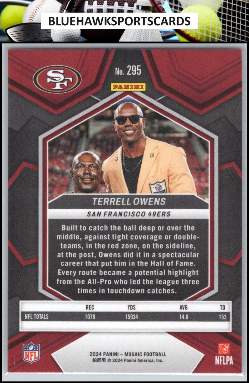 2024 Panini Mosaic #295 Terrell Owens