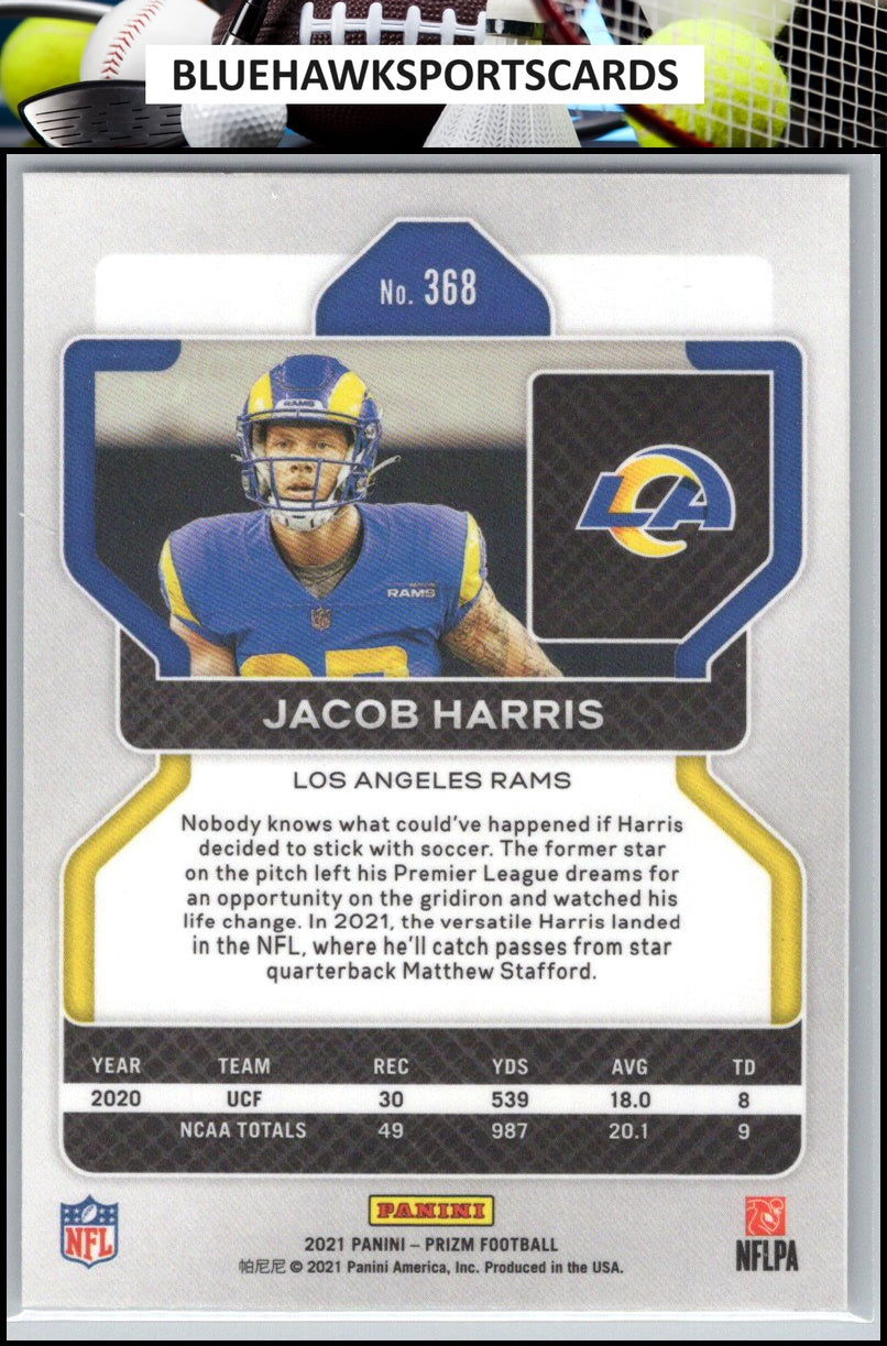 2021 Panini Prizm #368 Jacob Harris