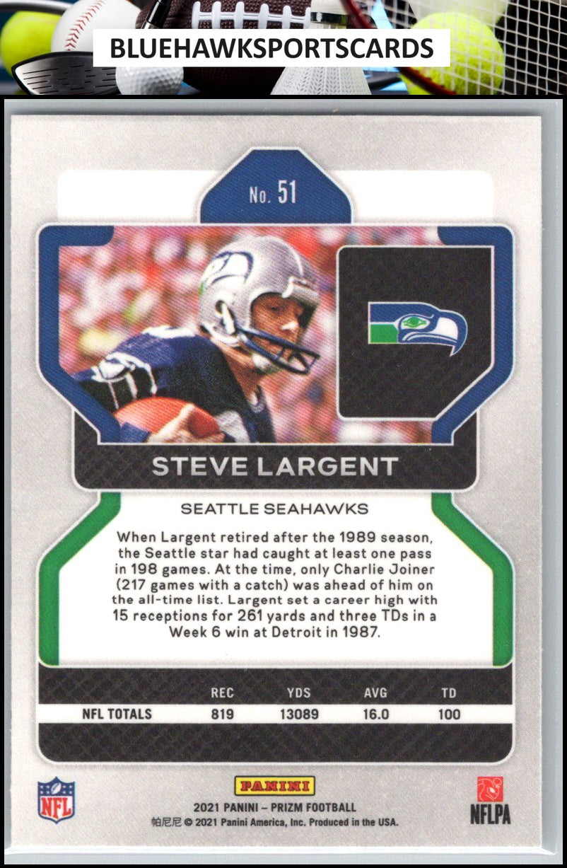 2021 Panini Prizm #51 Steve Largent