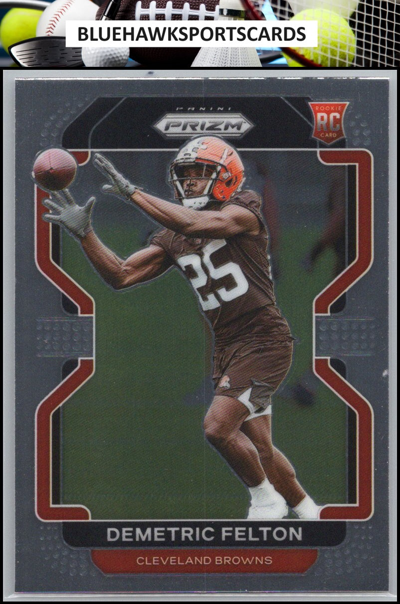 2021 Panini Prizm #411 Demetric Felton