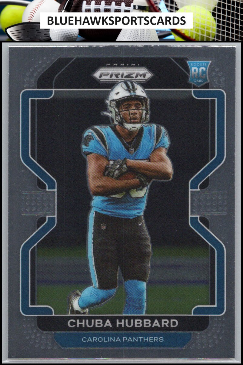 2021 Panini Prizm #355 Chuba Hubbard
