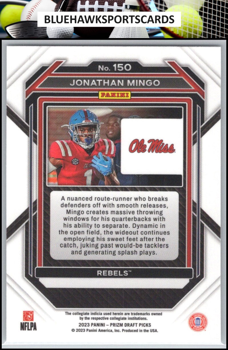 2023 Panini Prizm Draft Picks #150 Jonathan Mingo