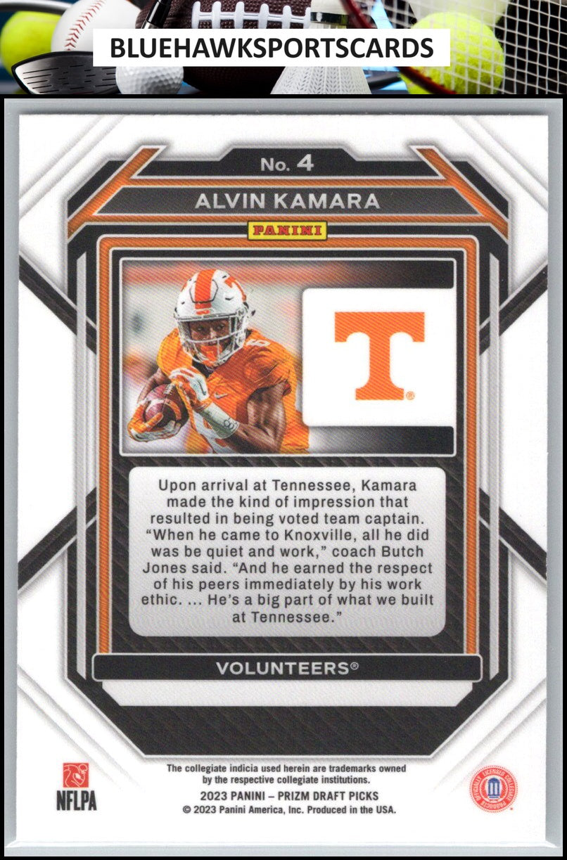 2023 Panini Prizm Draft Picks #4 Alvin Kamara