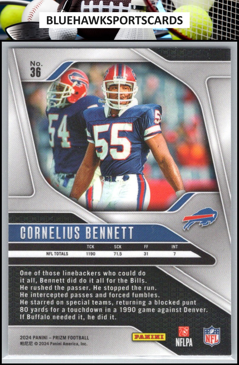 2024 Panini Prizm #36 Cornelius Bennett