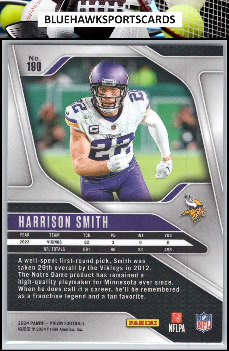 2024 Panini Prizm #190 Harrison Smith