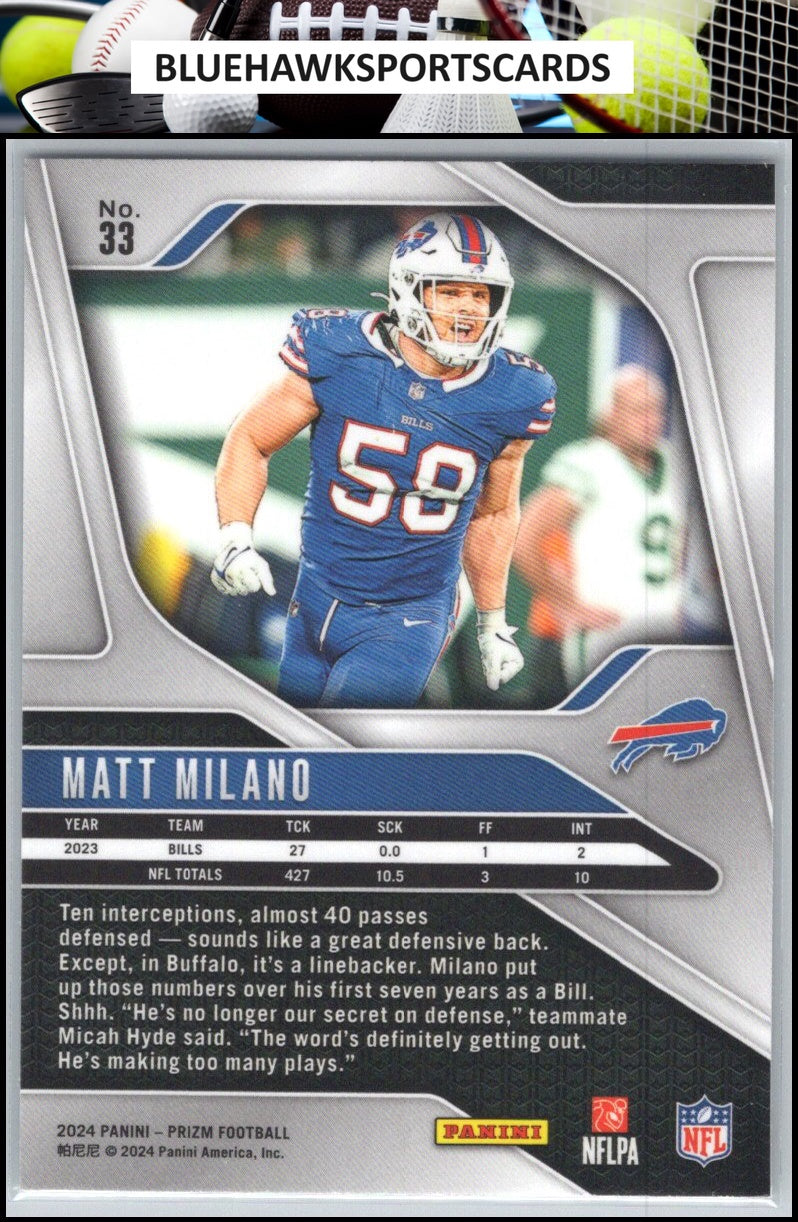 2024 Panini Prizm #33 Matt Milano