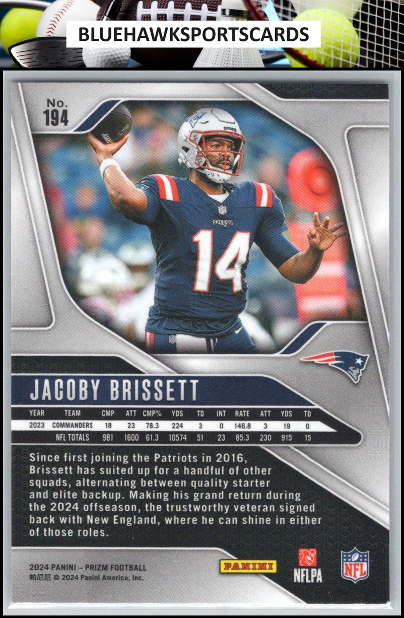 2024 Panini Prizm #194 Jacoby Brissett