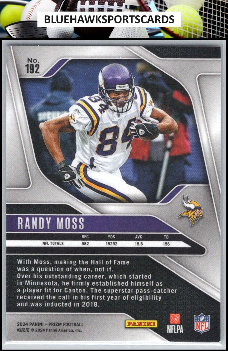 2024 Panini Prizm #192 Randy Moss