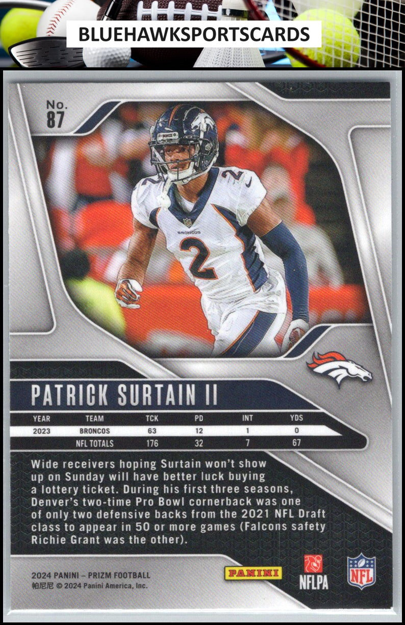 2024 Panini Prizm #87 Patrick Surtain II