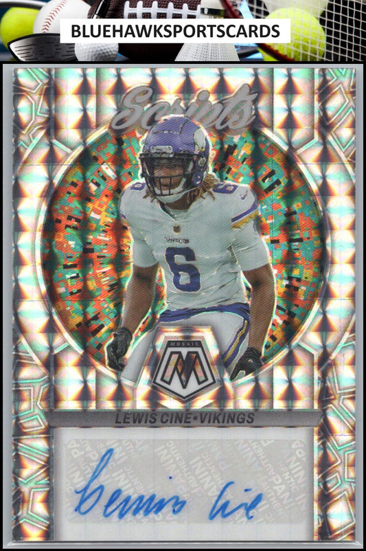 2023 Panini Mosaic #S10 Lewis Cine Scripts