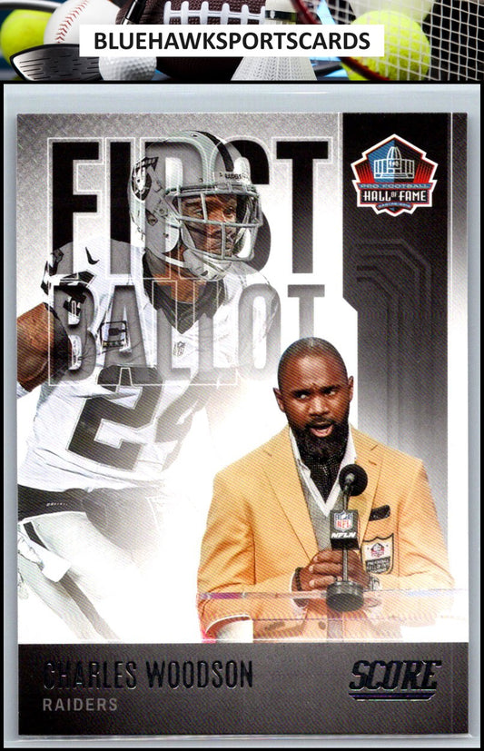 2022 Score #FB-CW Charles Woodson First Ballot
