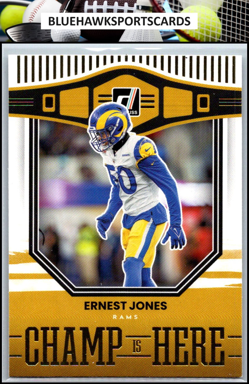 2022 Donruss #CIH-15 Ernest Jones Champ is Here