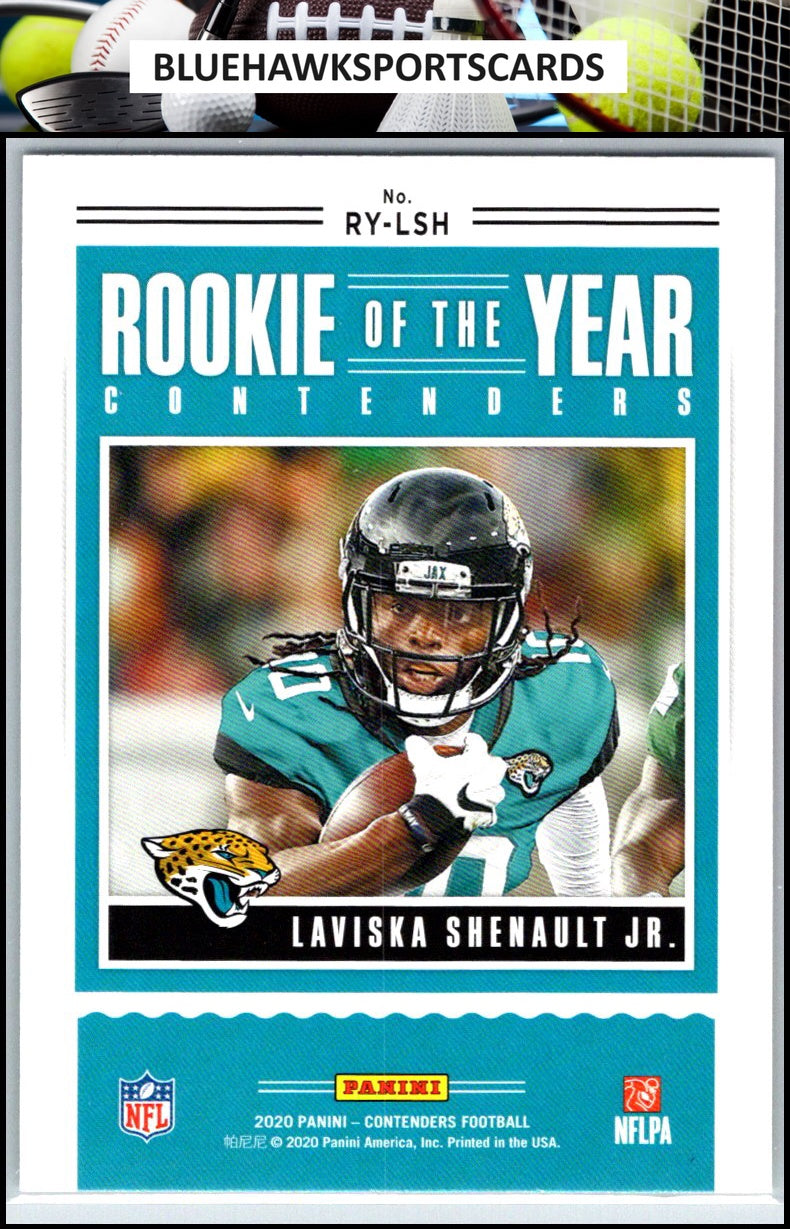 2020 Panini Contenders #RY-LSH Laviska Shenault Jr. Rookie Year Contenders