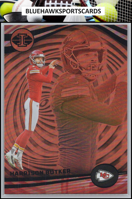 2023 Panini Illusions #53 Harrison Butker Orange Trophy Collection