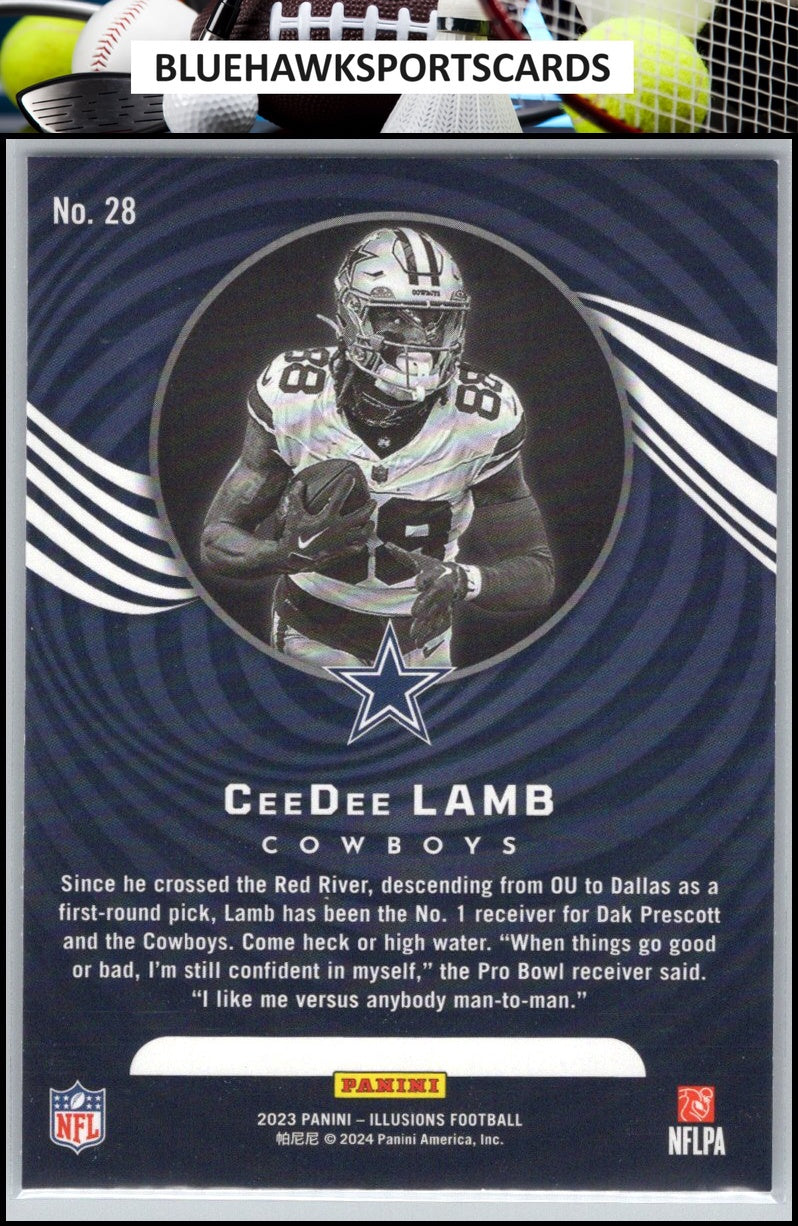 2023 Panini Illusions #28 CeeDee Lamb