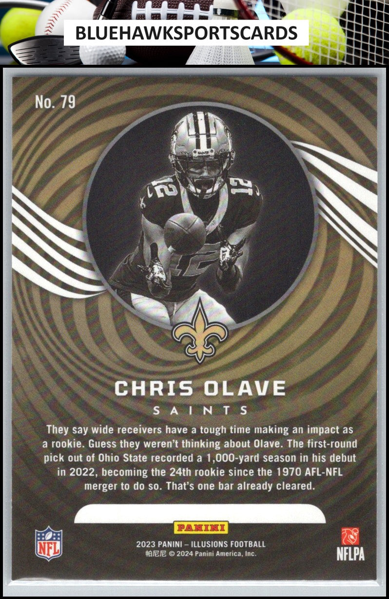 2023 Panini Illusions #79 Chris Olave