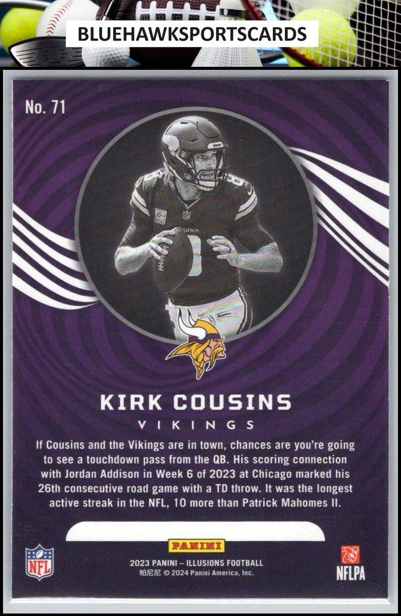 2023 Panini Illusions #71 Kirk Cousins