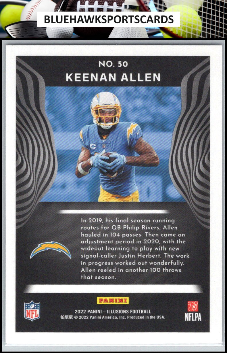 2022 Panini Illusions #50 Keenan Allen