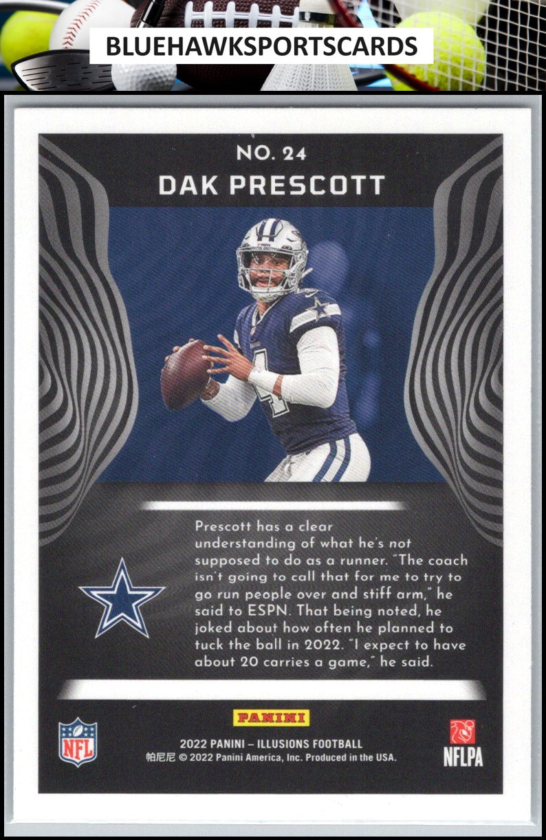 2022 Panini Illusions #24 Dak Prescott