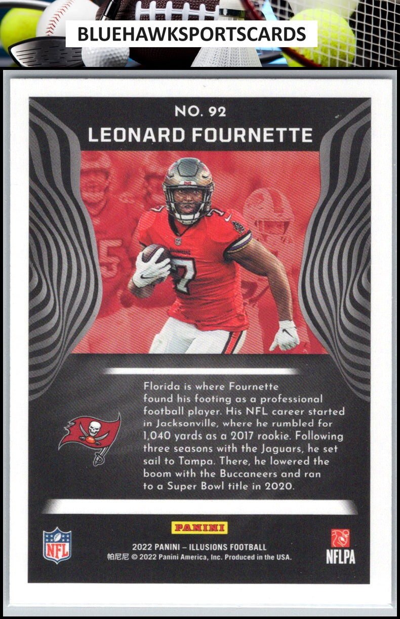 2022 Panini Illusions #92 Leonard Fournette