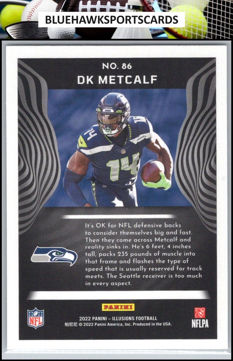 2022 Panini Illusions #86 DK Metcalf