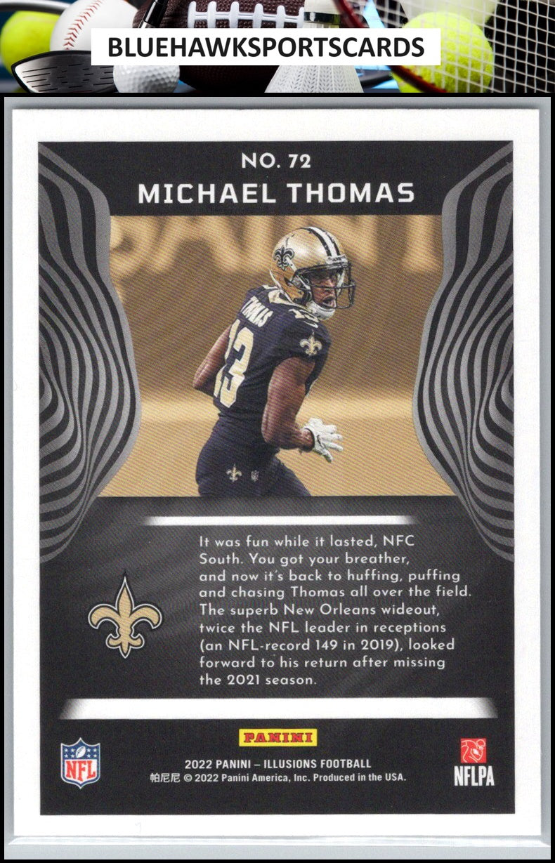 2022 Panini Illusions #72 Michael Thomas